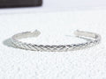 Chanel Crush Bracelet Open Cuff Silver