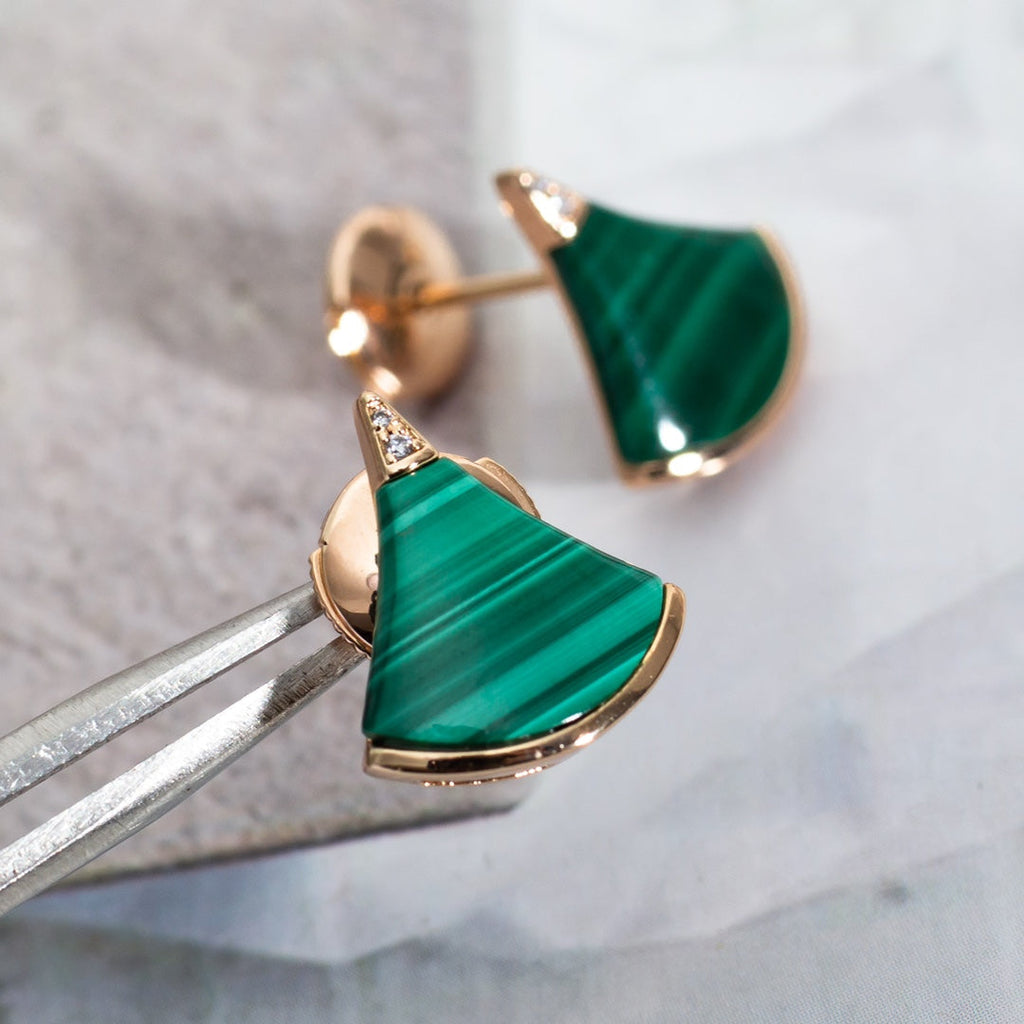 BVLGARI DIVAS DREAM EARRINGS PINK GOLD