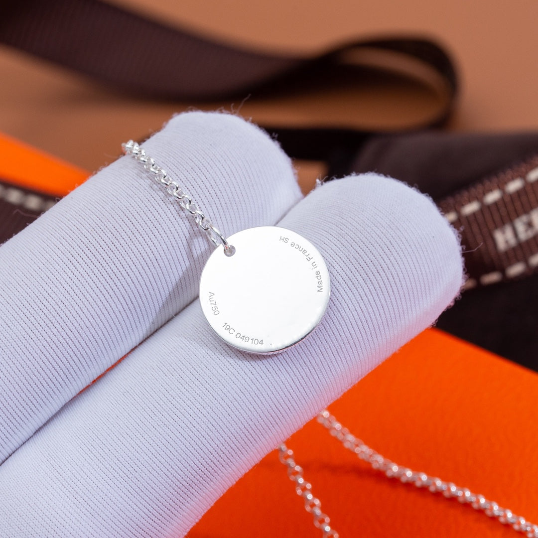 HERMES EX-LIBRIS PEDANT SILVER