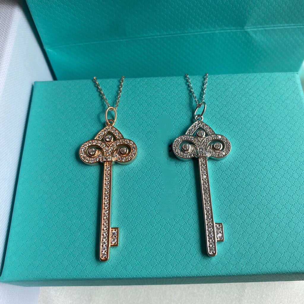 TIFFANY KEY NECKLACE DIAMOND