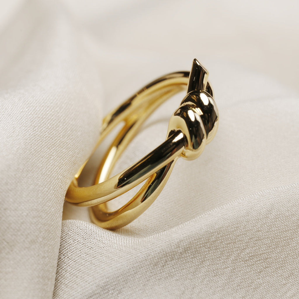 TIFFANY KNOT RING GOLD