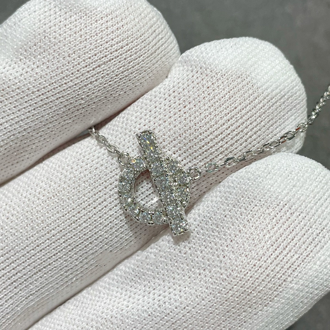 HERMES ECHAPPEE NECKLACE DIAMOND
