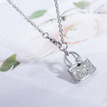 HERMES AMULETTE CONSTANCE PEDANT SILVER NECKLACE