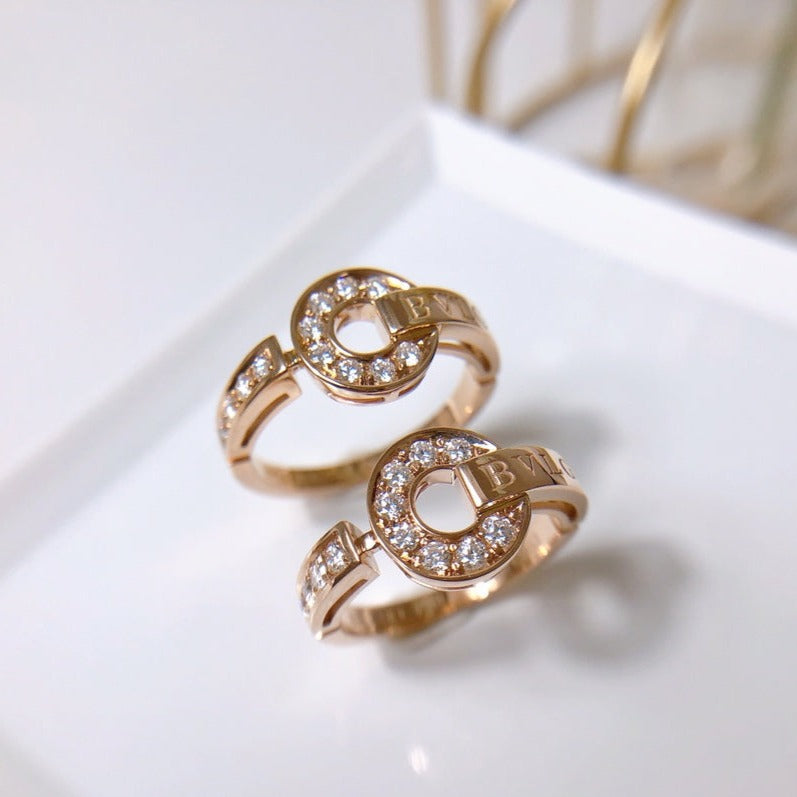 BVLGARI DREAM RING DIAMOND PINK GOLD