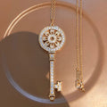 TIFFANY PETAL KEY PEDANT