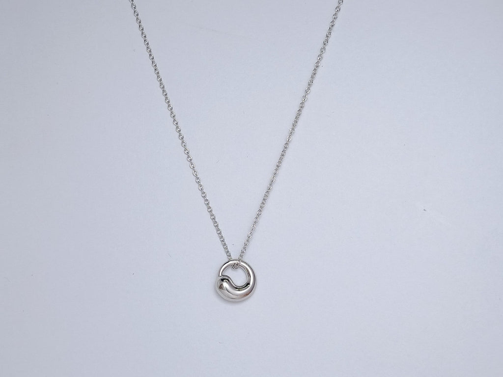 TIFFANY SNAIL PEDANT SILVER NECKLACE