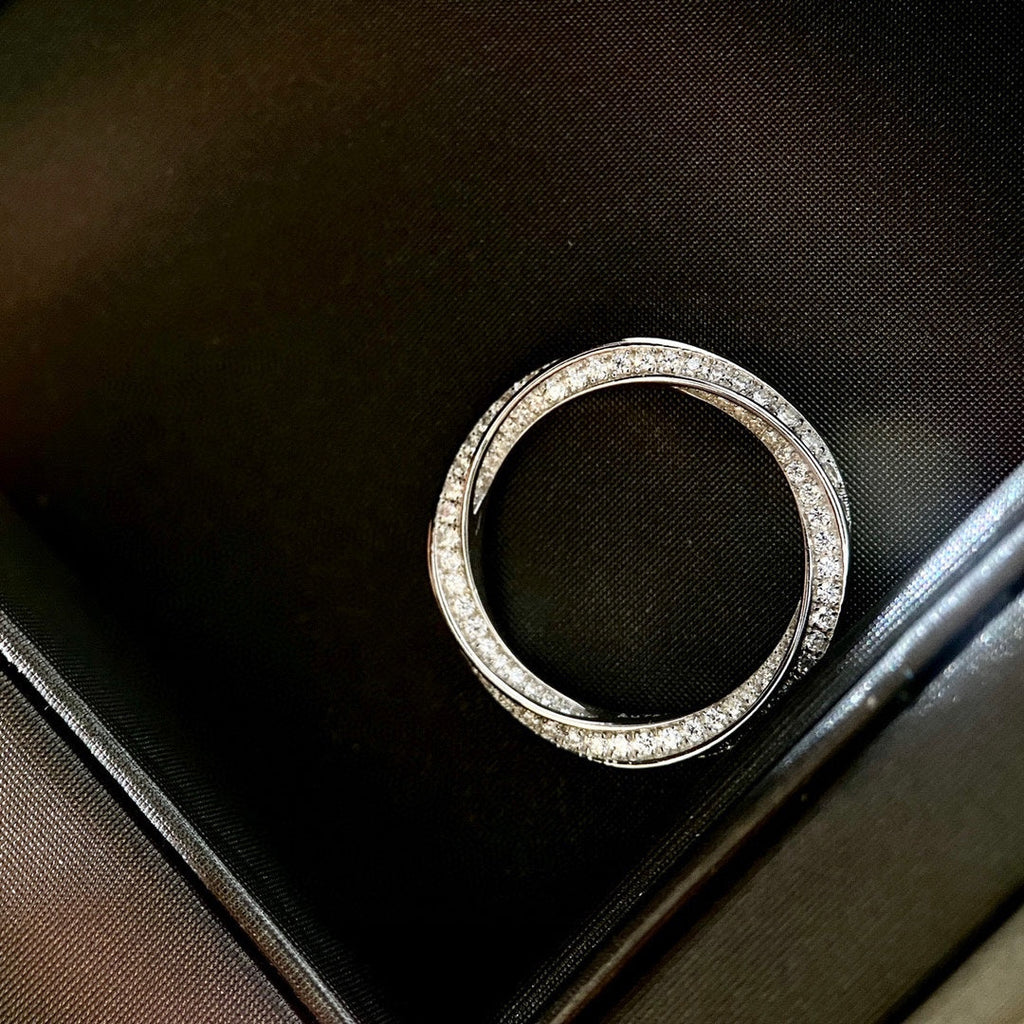 TIFFANY SPIRAL DIAMOND RING