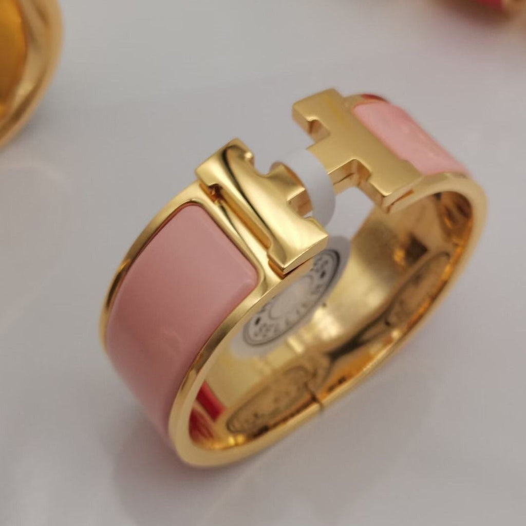HERMES H BRACELET 20MM GOLD