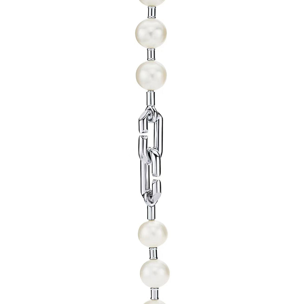 TIFFANY HARDWEAR PEARL WRAP NECKLACE