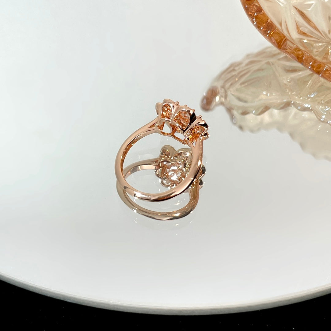 CHOPARD PRECIOUS PINK GOLD DIAMOND RING