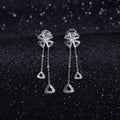 BVLGARI FIOREVER SILVER DIAMOND DROP EARRINGS