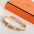 HERMES HM KELLY GREY BRACELET