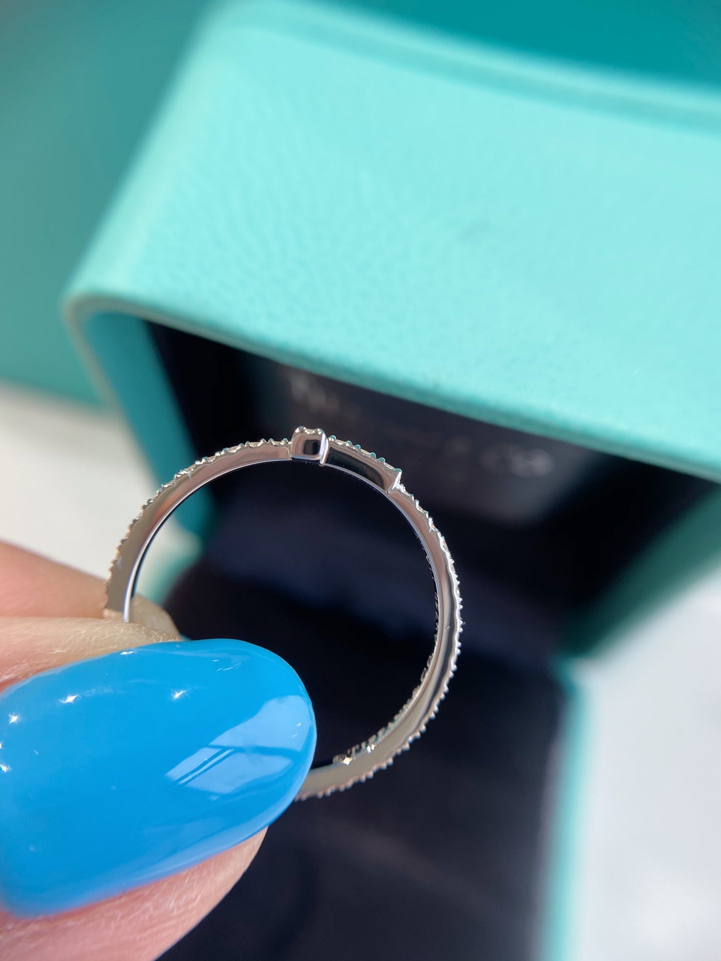 TIFFANY T SMALL RING DIAMOND SILVER