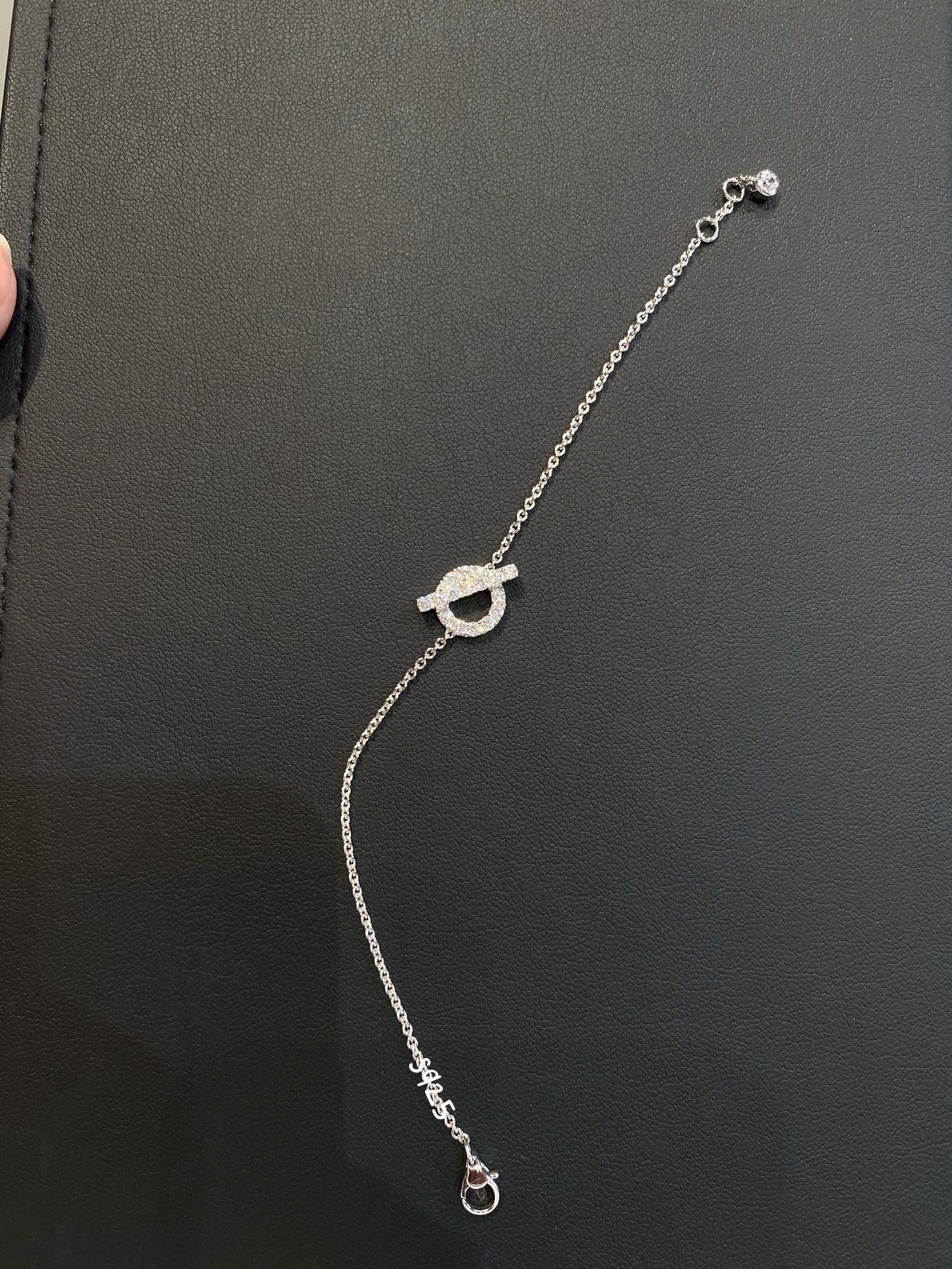 HERMES FINESSE SILVER BRACELET