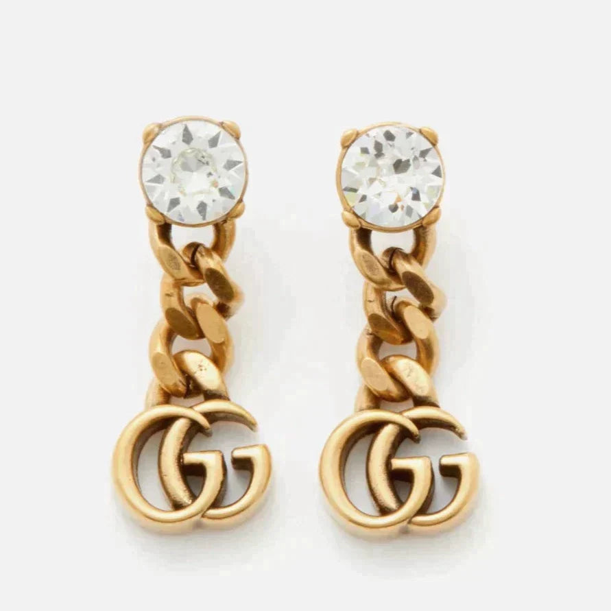 GUCCI GG MARMONT DROP EARRINGS