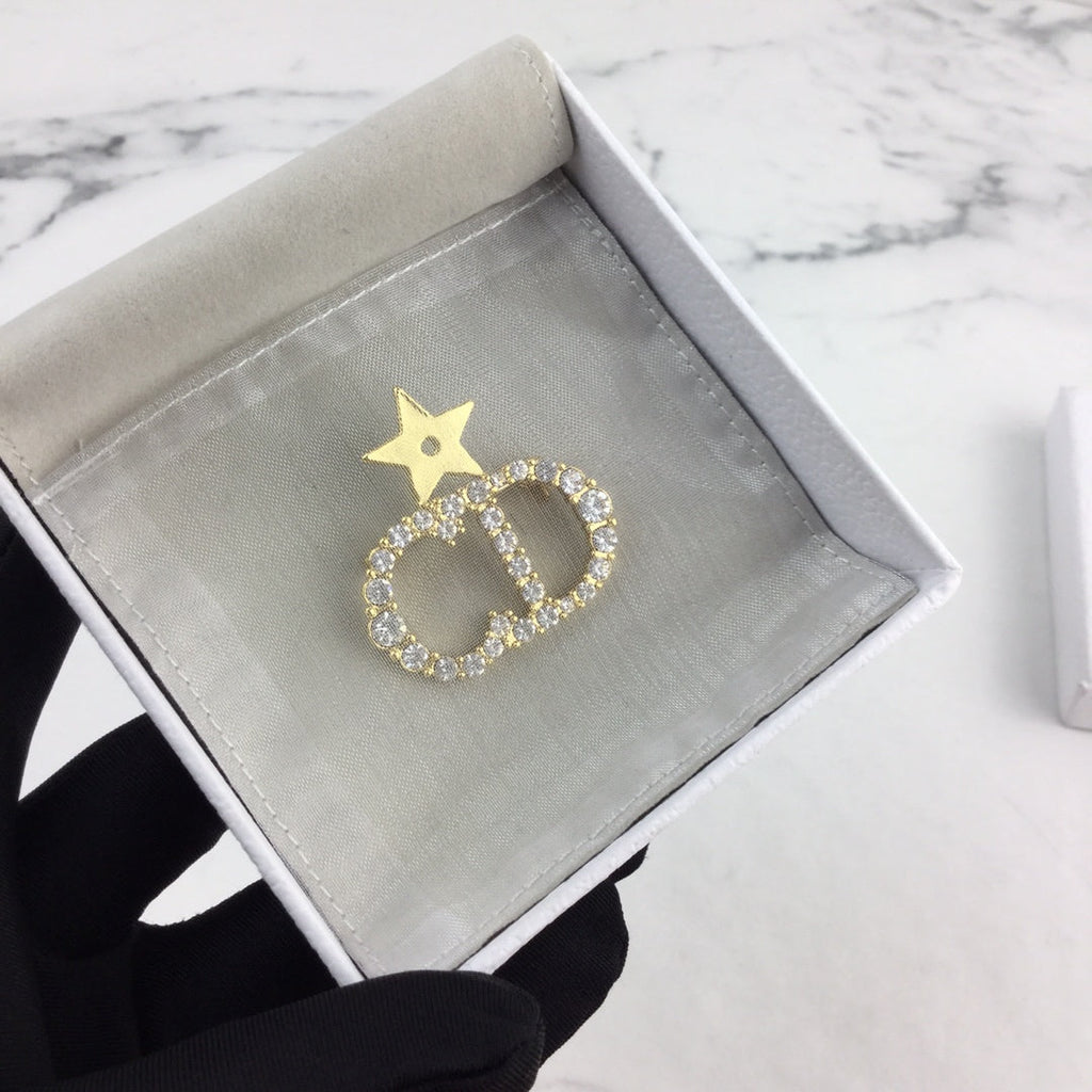 DIOR CD Brooch 04