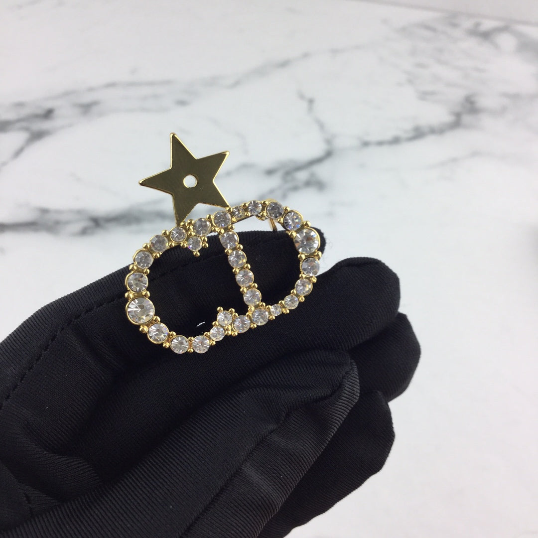 DIOR CD Brooch 04