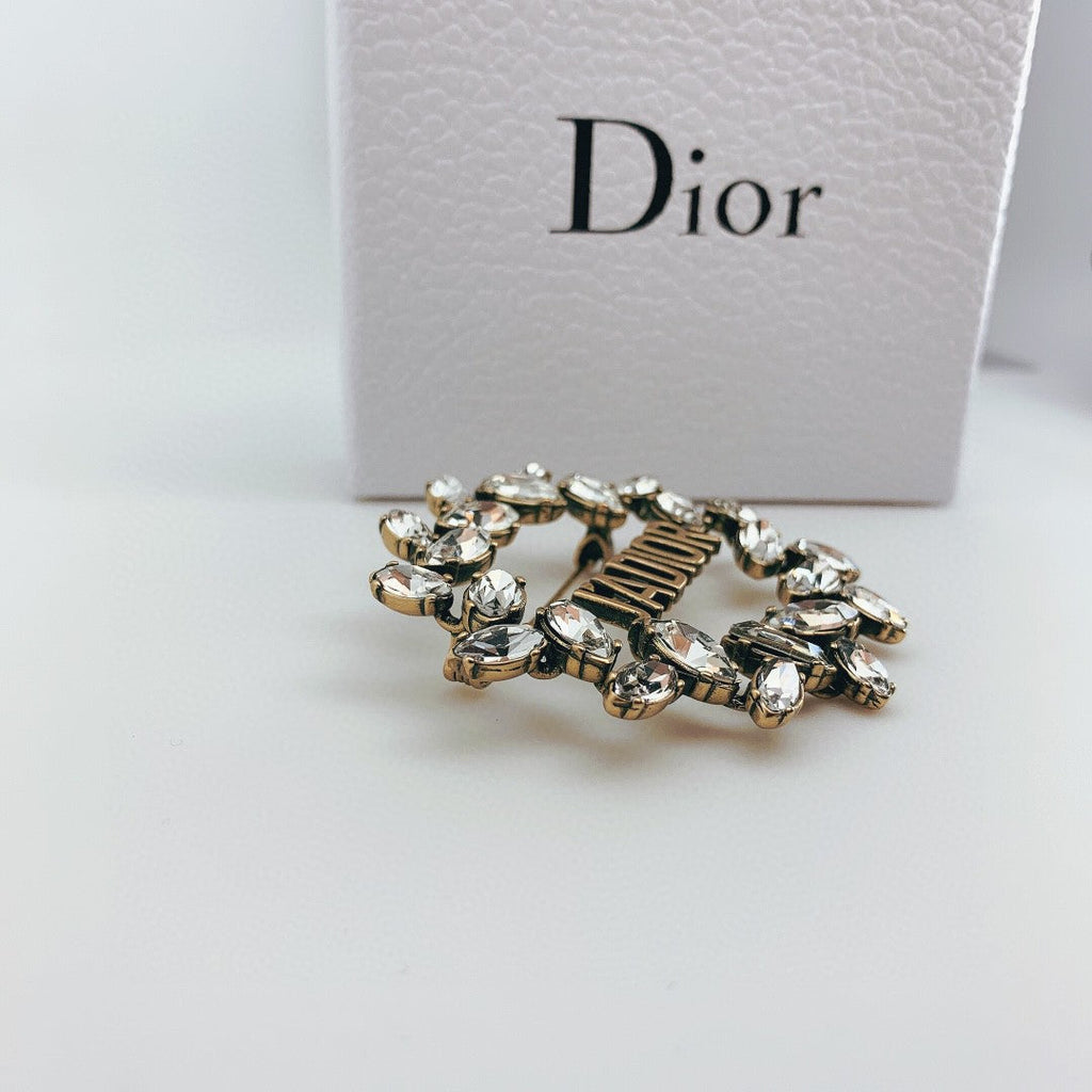 DIOR CD Brooch 02