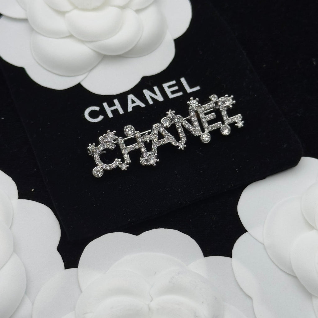 Chanel Brooch Silver 174330