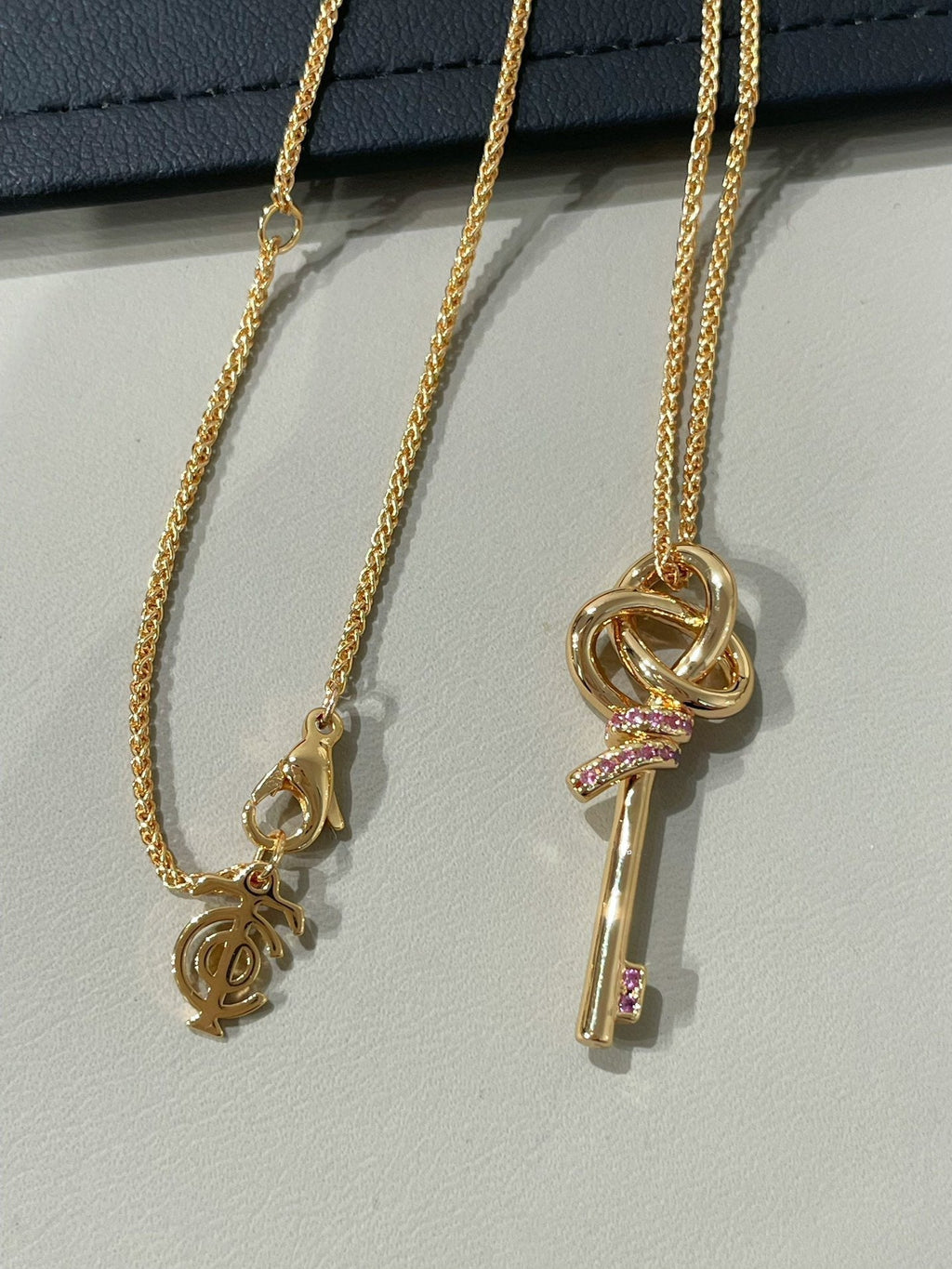 TIFFANY tiffan key woven necklace