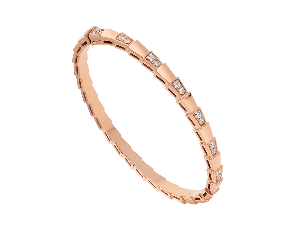 BVLGARI SERPENTI BRACELET PINK GOLD DIAMOND