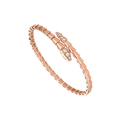 BVLGARI SERPENTI BRACELET DIAMONDS PINK GOLD