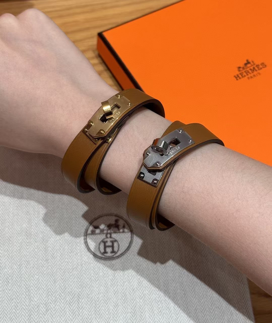 Hermès Mini Kelly Double Tour Bracelet