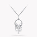 GRAFF BUTTERFLY CHANDELIER CLASSIC SILVER DIAMOND NECKLACE