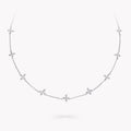 GRAFF CLASSIC BUTTERFLY PETITE DIAMOND SILVER NECKLACE