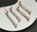 HERMES HM PEARL WHITE EARRINGS
