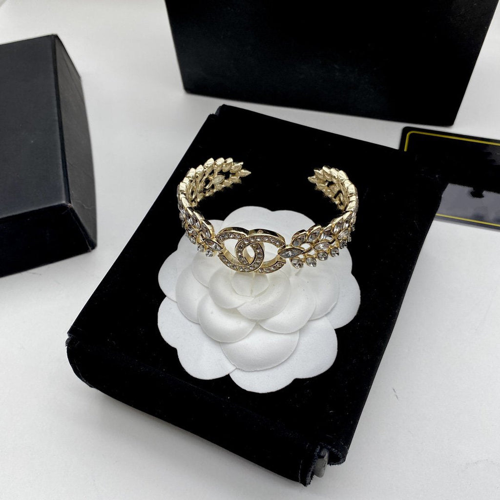 Chanel Gold Full Diamond Bracelet