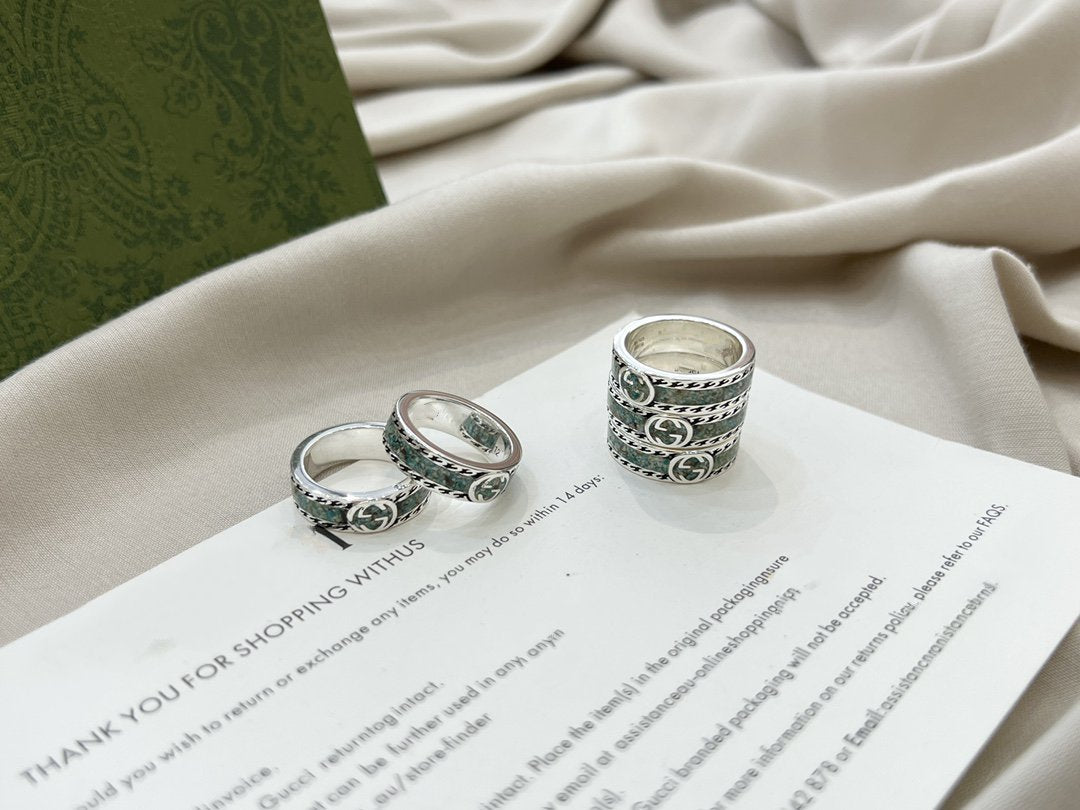 GUCCI GG  INTERLOCKING G RING