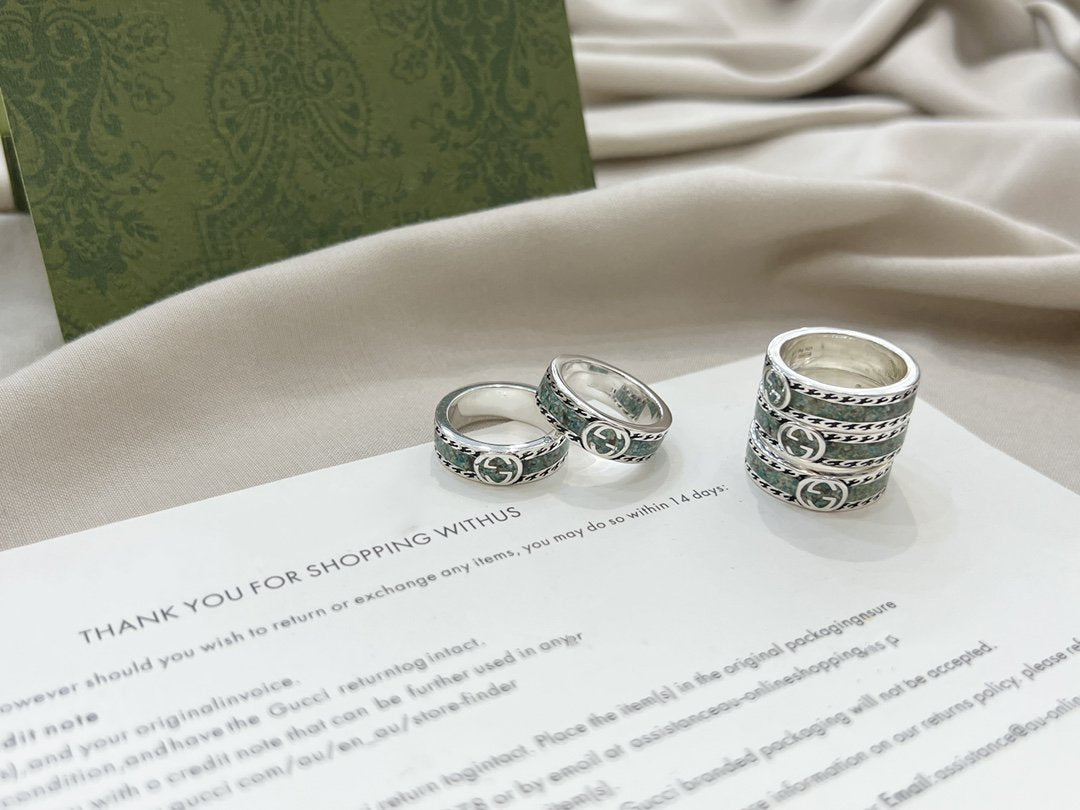 GUCCI GG  INTERLOCKING G RING