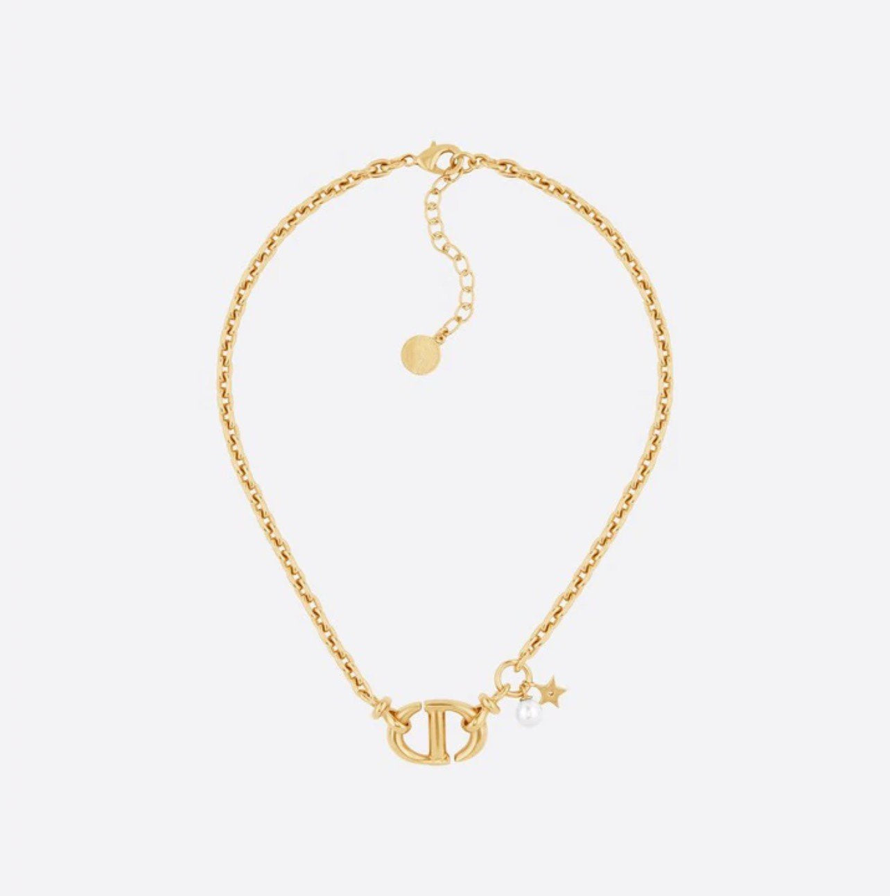 DIOR CD NAVY NECKLACE