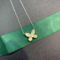 GRAFF BUTTERFLY YELLOW DIAMOND PAVED NECKLACE