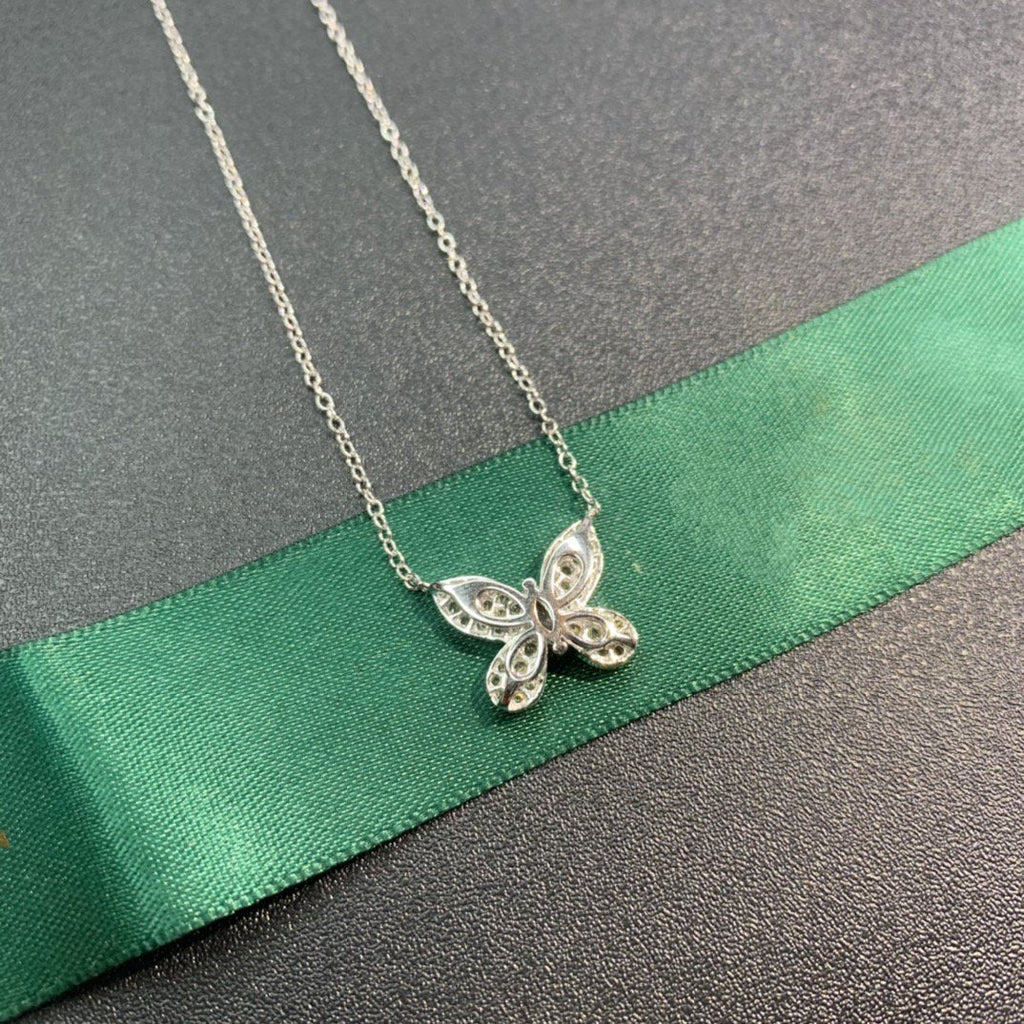 GRAFF BUTTERFLY YELLOW DIAMOND PAVED NECKLACE