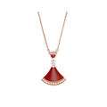 BVLGARI DREAM NECKLACE CARNELIAN DIAMOND