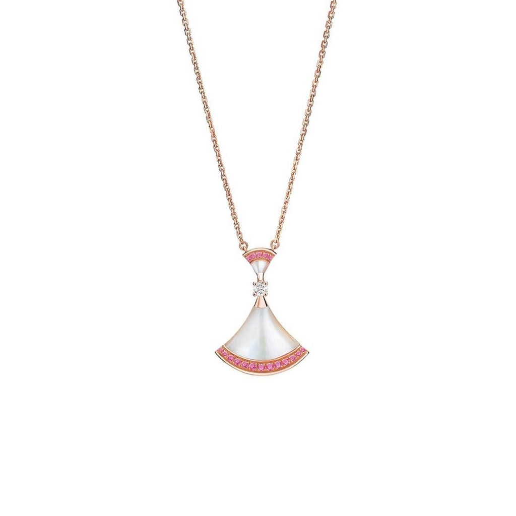 BVLGARI DREAM NECKLACE MOP PINK DIAMOND