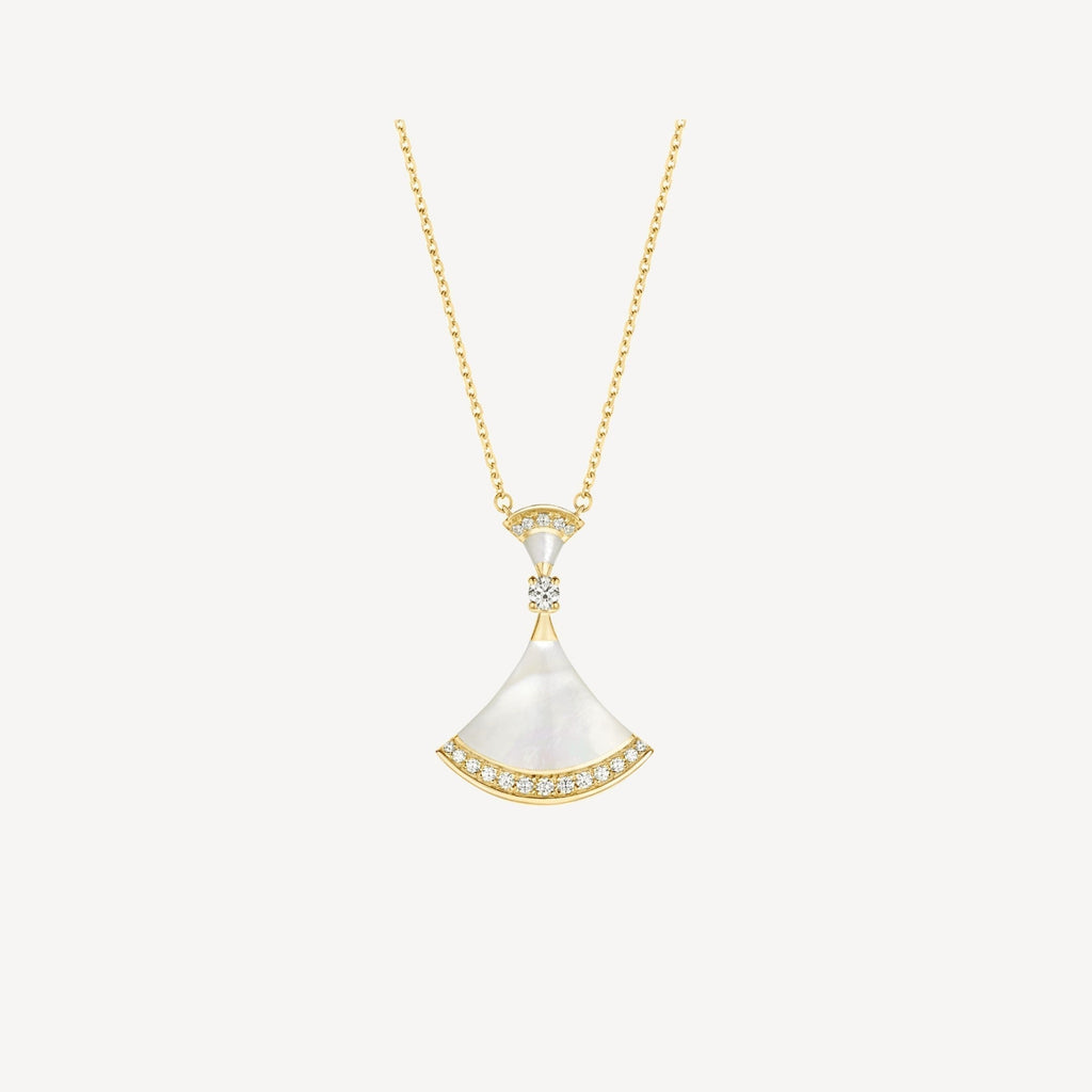 BVLGARI DREAM NECKLACE MOP GOLD DIAMOND