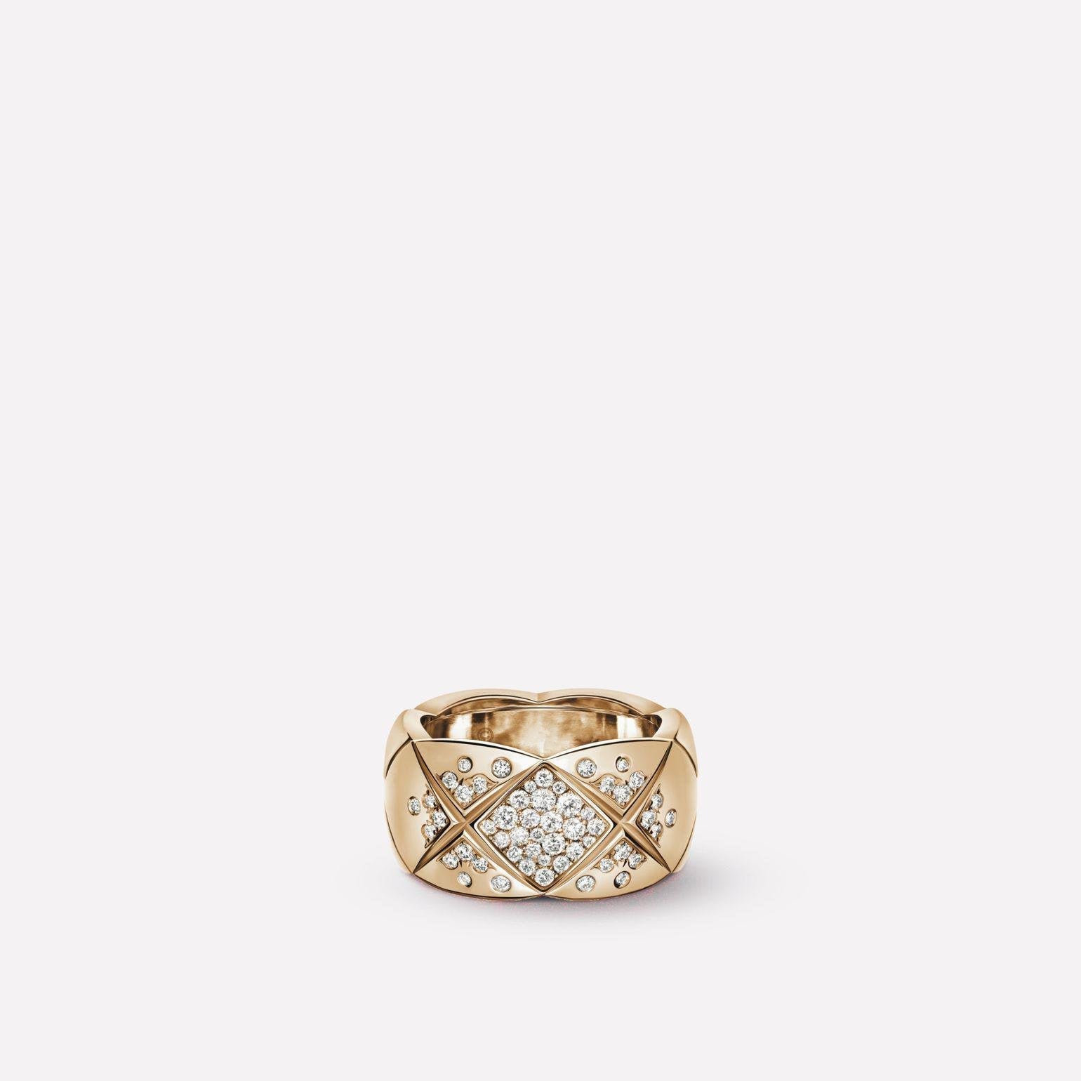 Chanel Crush Ring Pink Gold Diamond