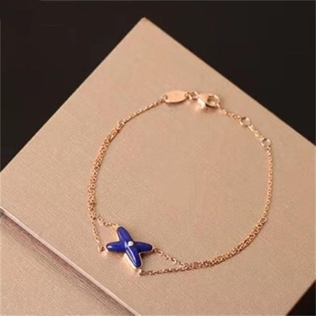 CHAUMET JEUX BRACELET AGATE PINK GOLD 1 DIAMOND