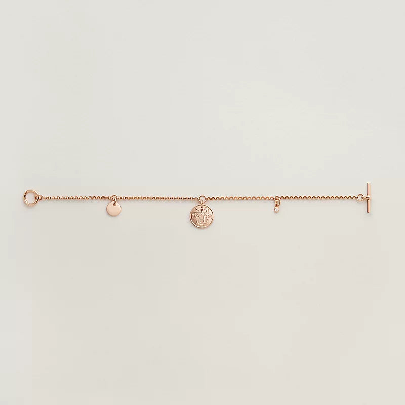 HERMES EX-LIBRIS PEDANT BRACELET