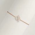HERMES FINESSE PINK GOLD DIAMOND BRACELET