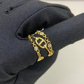 HERMES HM Pig Nose Diamond Ring