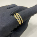 HERMES HM Buckle Diamond 3 Ring