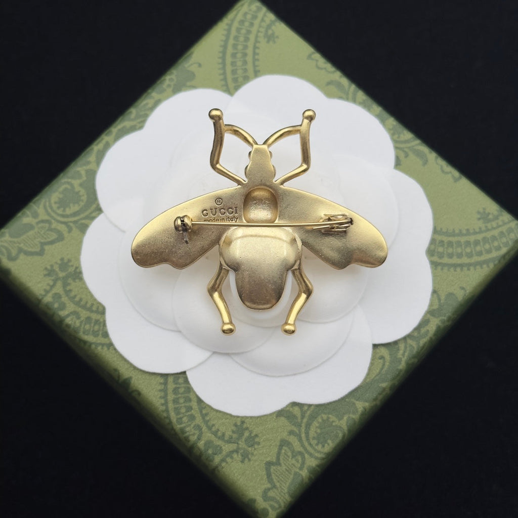 Gucci Brooch Gold 184131