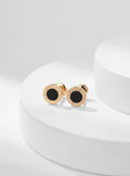 BVLGARI BVL Pink Gold Stud Earrings