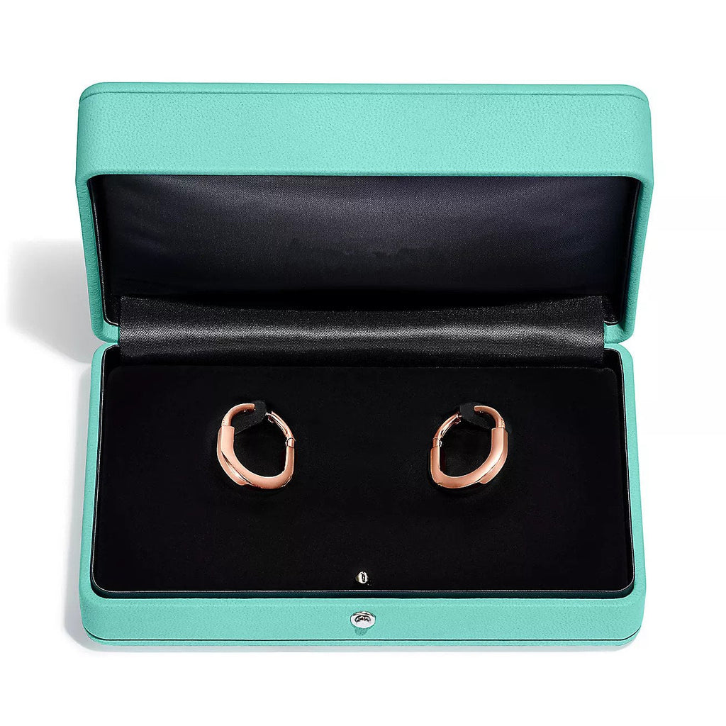 TIFFANY LOCK MEDIUM DIAMNOND EARRINGS
